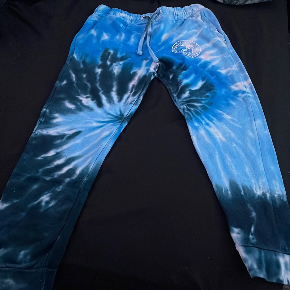 Blue Tie Dye Sweatpants